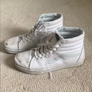 white high top vans